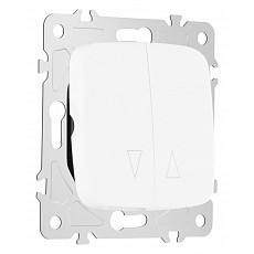 Выключатель для жалюзи без рамки arte milano 205 205.38-2.white